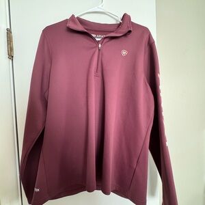 Ariat Tek Cold Series Burgundy Pullover